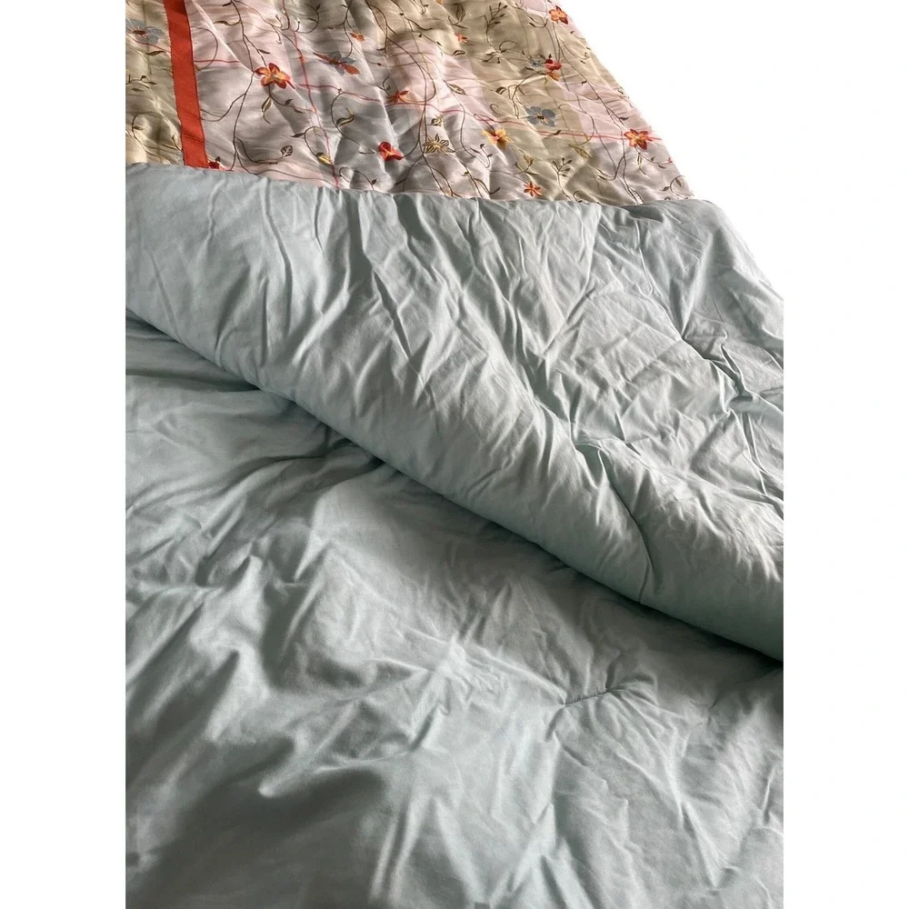 Better Homes and Gardens Posies & Plaid Full Comforter Set Sage Green Floral 4pc